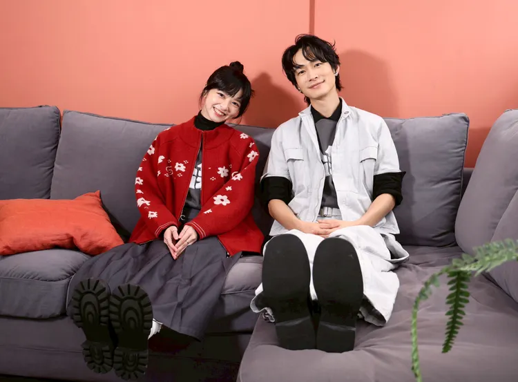 陳姸霏（左）和黃河戲裡是歡喜冤家。莊宗達攝