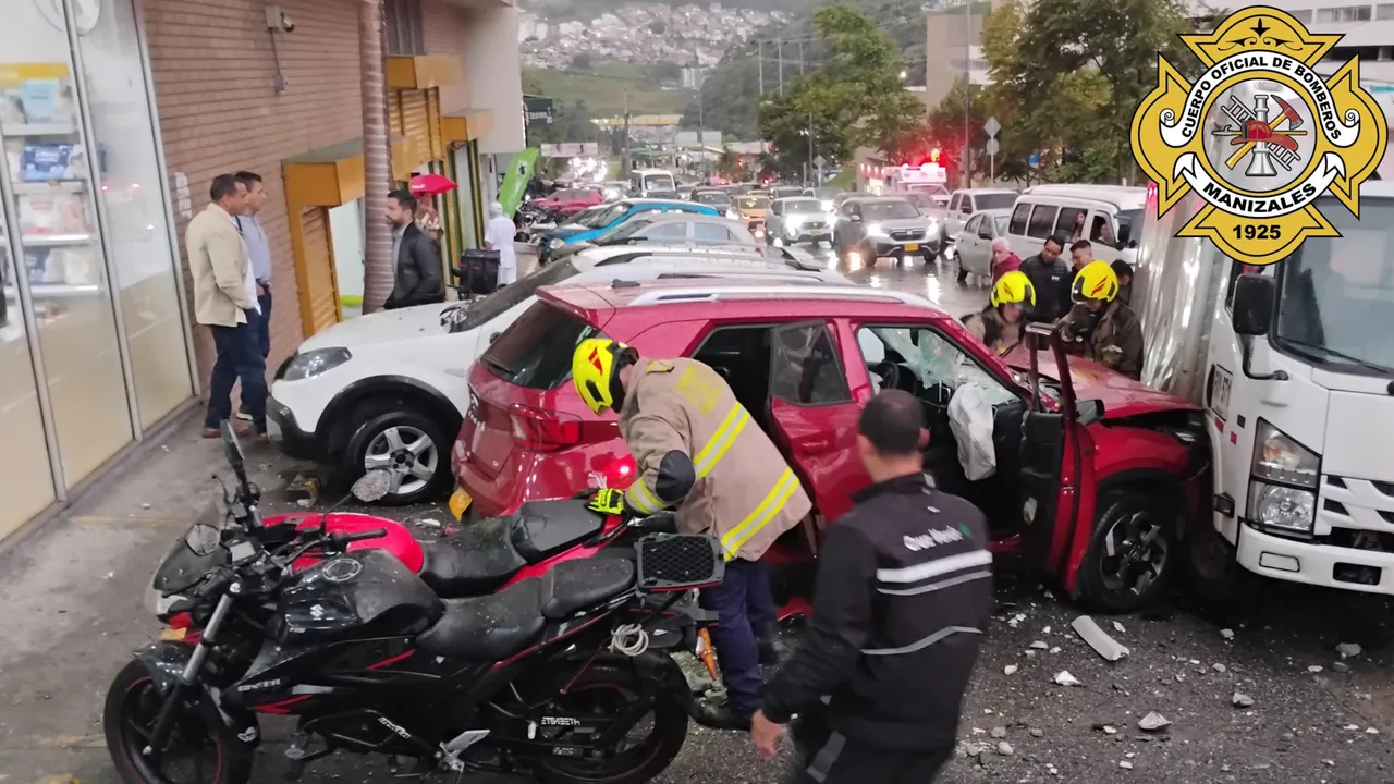 事故現場。翻攝自馬尼薩萊斯消防局X