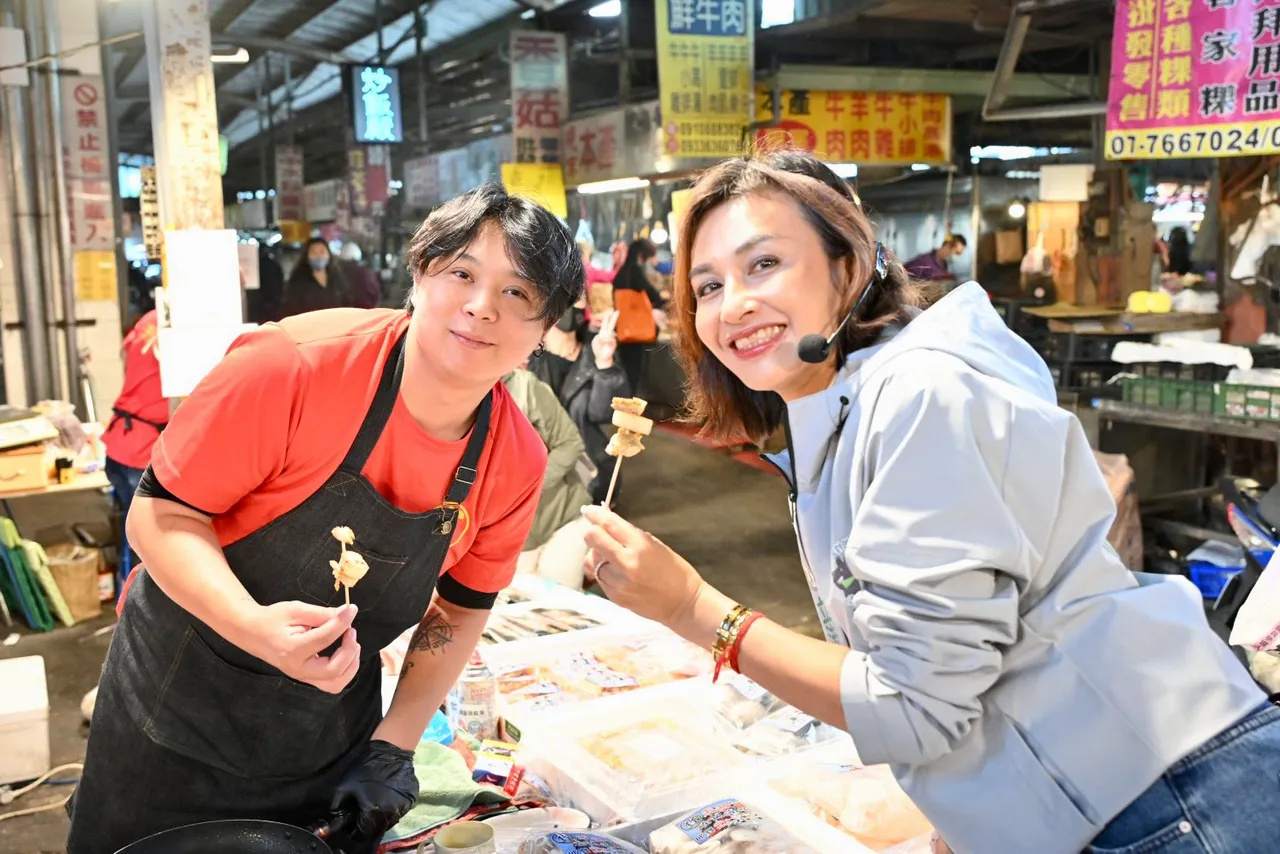 邱议莹日前拜访瑞兴市场。翻摄画面