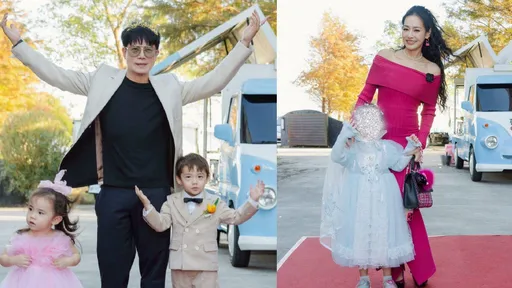 王思佳經紀人為混血萌娃辦生日趴　背後有洋蔥