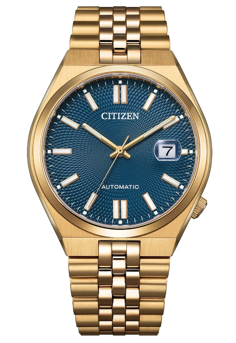CITIZENTSUYOSA青春撞色機械腕錶NK0023-57L，1萬9800元。品牌提供