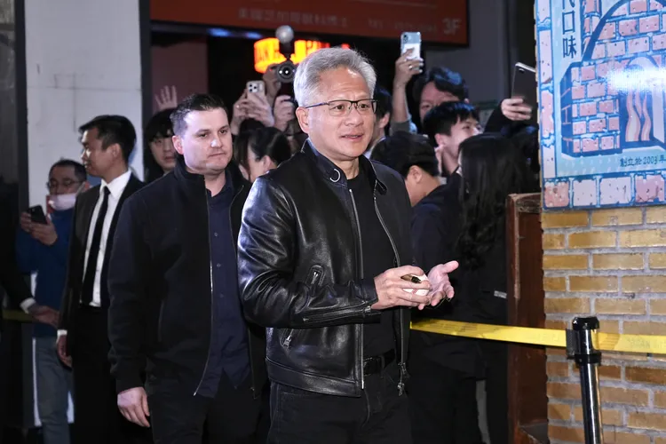 輝達執行長黃仁勳。彭欣偉攝