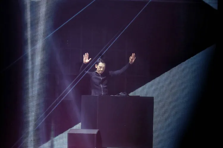 Rain演唱會化身DJ。讀者提供