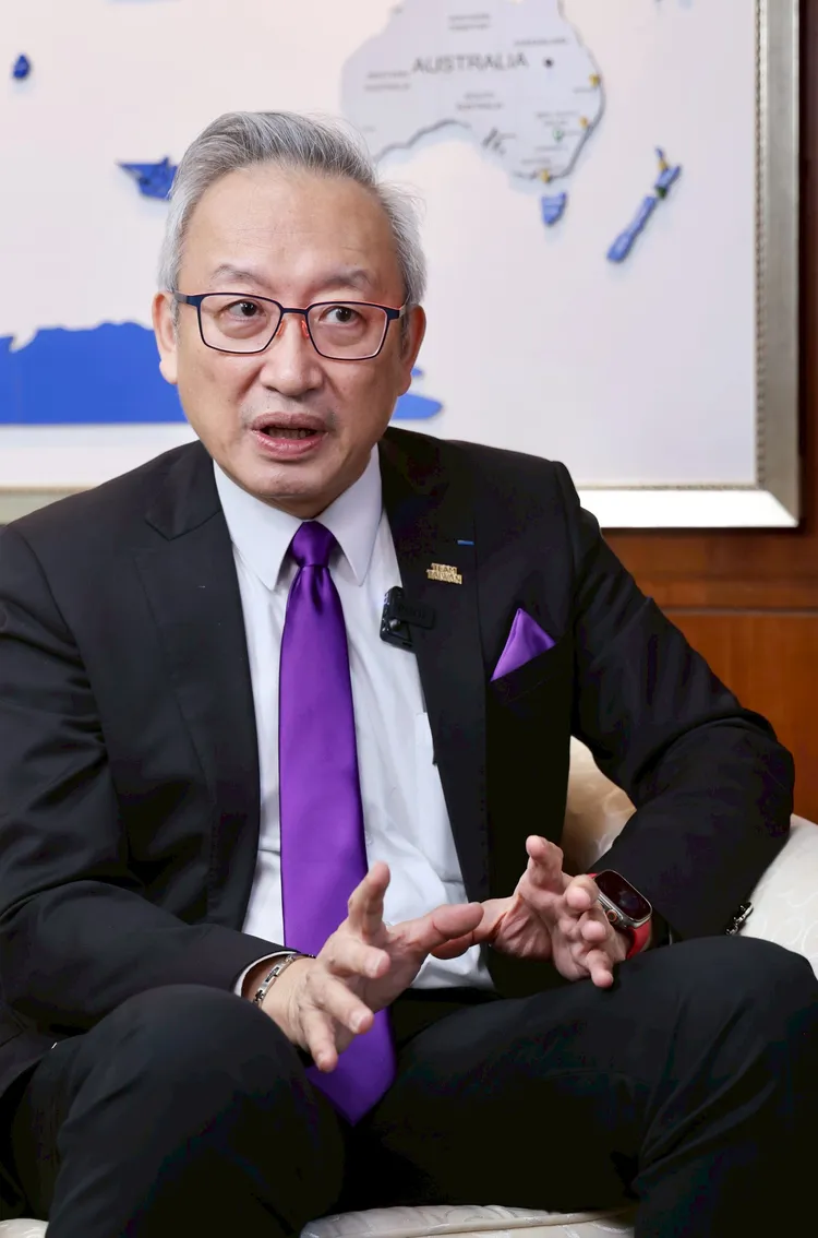 吳志中說，「在中國當部長，比在台灣當兵還危險。」記者莊宗達攝