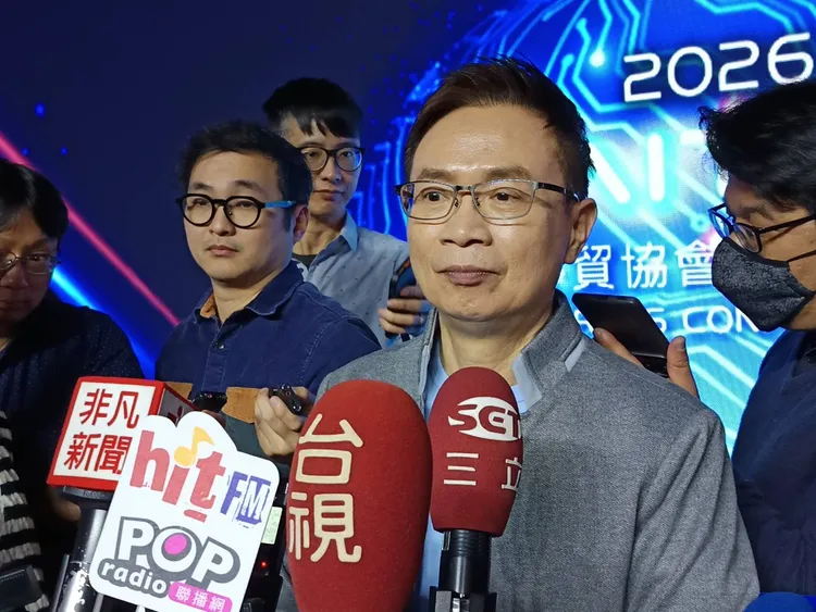 貿協今舉辦年終記者會，董事長黃志芳預告，2026年COMPUTEX將聚焦AI運算、機器人、智慧移動與次世代科技等項目。許麗珍攝