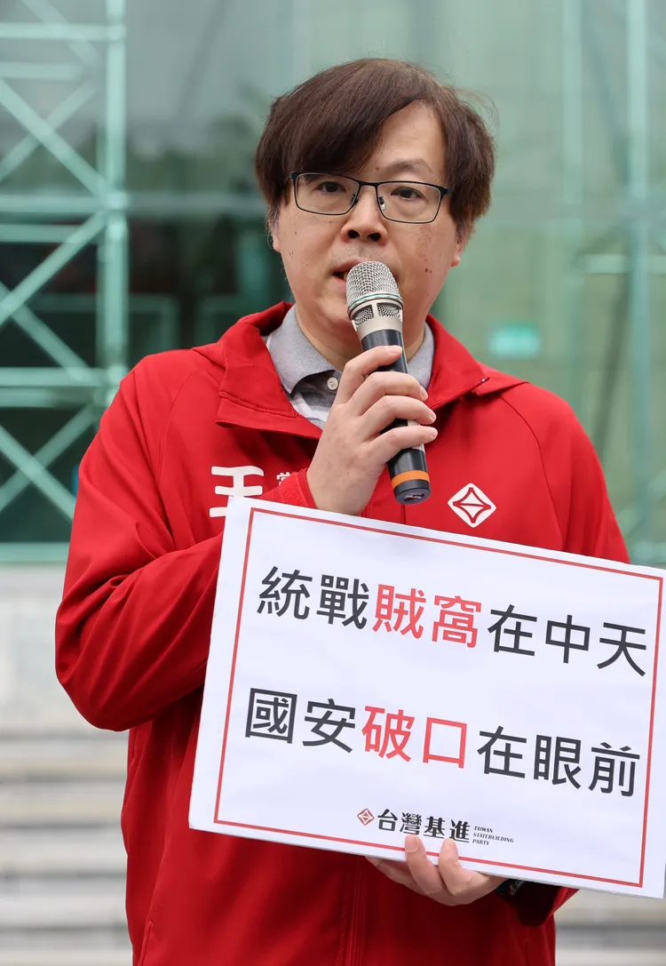 台灣基進黨主席王興煥。莊宗達攝