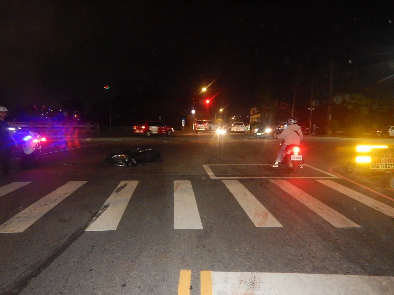 事故發生在霧峰區峰堤路與草湖路口。民眾提供