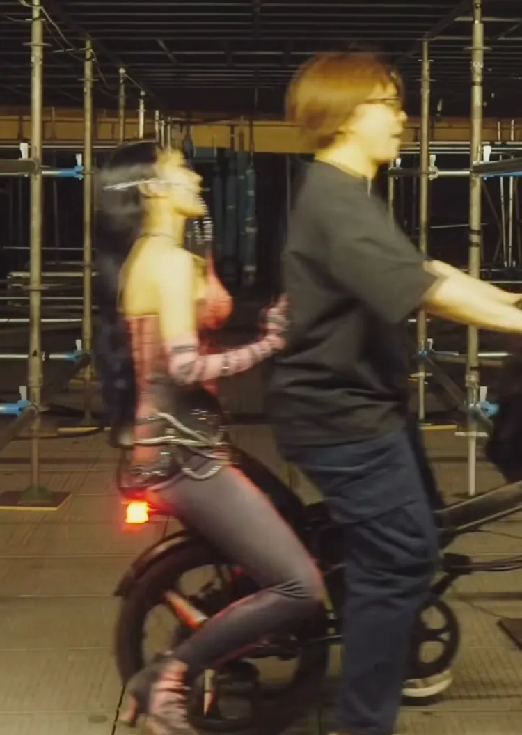 蔡依林在大巨蛋趕場的影片在社群曝光。翻攝蔡依林IG限動