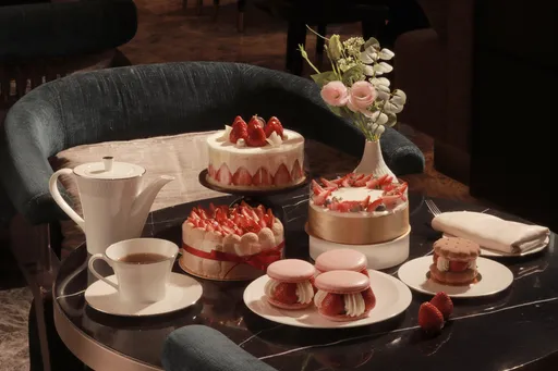 高雄洲際「花漾莓好食光」限量上市　草莓季藝術甜點引領味覺旅行