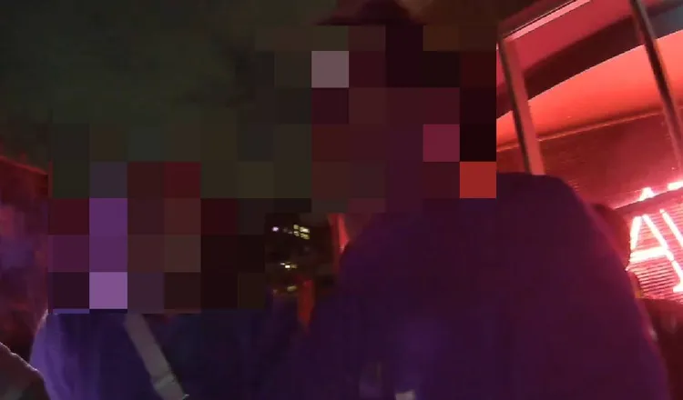 3名男子在酒吧跨年發生衝突。民眾提供