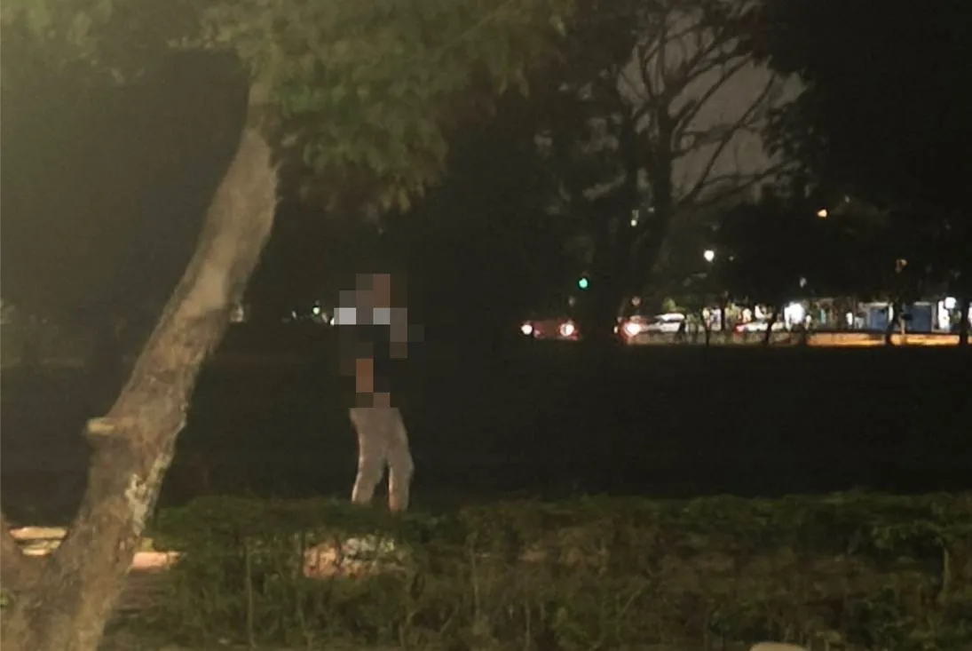 內埔警方埋伏查獲三名涉嫌詐騙的車手及監控手。翻攝畫面