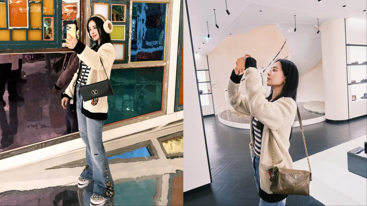 蔡依林以VALENTINO全球代言人之姿來巴黎探店。翻攝蔡依林工作室微博