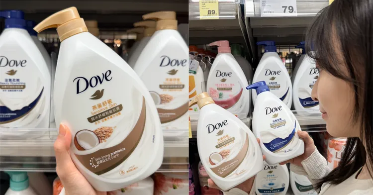 含有燕麥萃取，能改善舒緩肌膚乾癢問題，是全聯超熱銷的沐浴常勝軍。