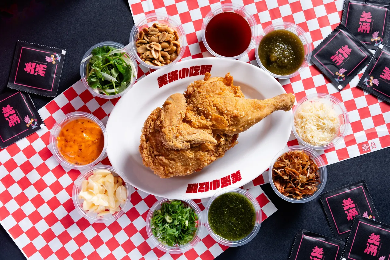 桃園A8店有首度北上插旗的「美滿炸雞」等品牌進駐。Global Mall提供