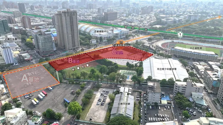 O9站聯開案ABC三塊均有廠商投標，當中A基地今日簽約，BC基地將進入資格審查。高市捷運局提供