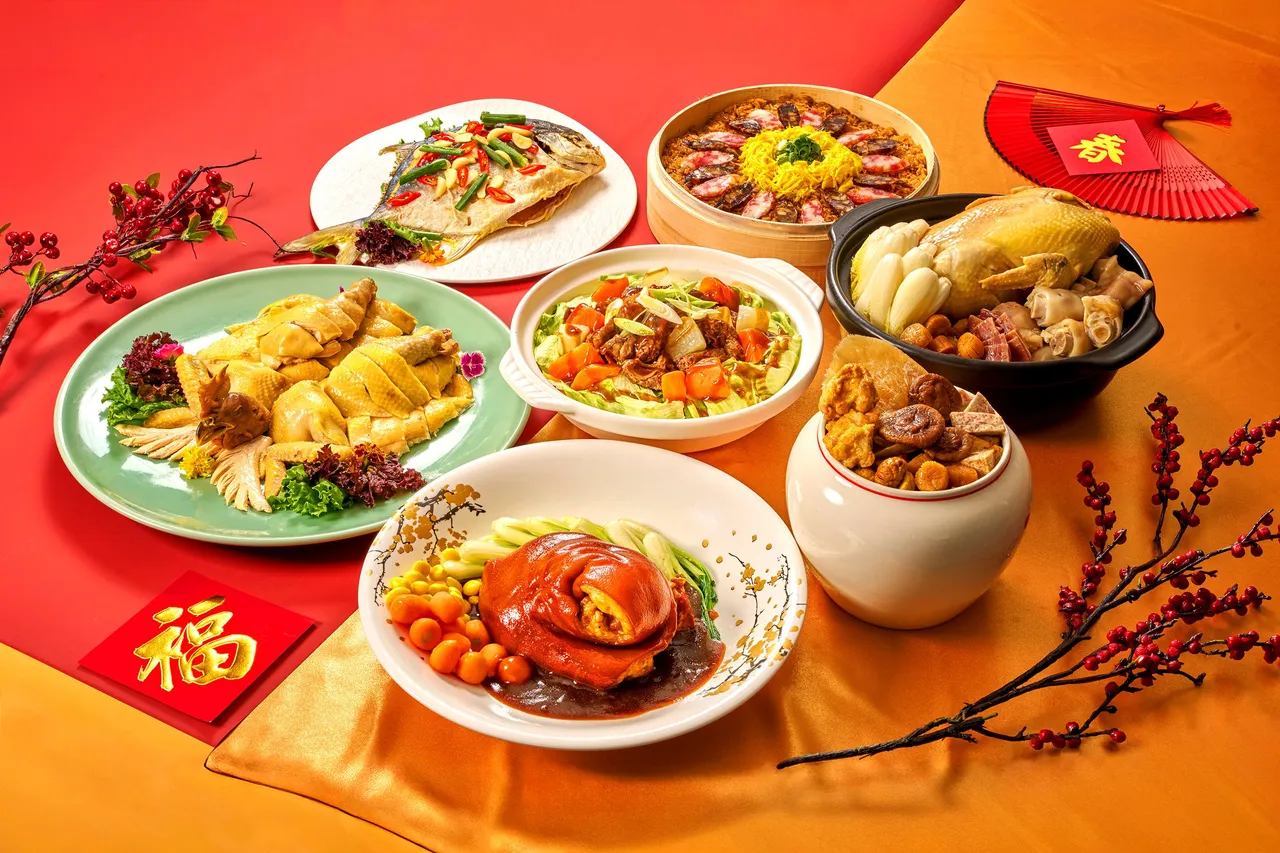 「瀚寓迎新禧」最受矚目的是8人份團圓年菜套組，7品主廚功夫菜早鳥價僅需8888元。瀚寓酒店提供
