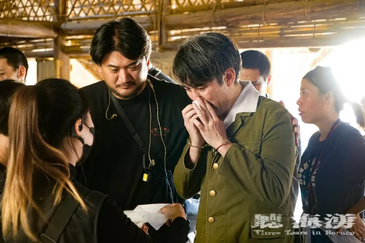 《聽海湧》拍攝現場。看不見電影工作室提供