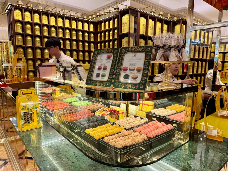TWG Tea全台首間外帶茶概念店，另有販售甜點等產品。莊偉祺攝
