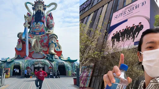 SJ比在地人還懂玩！厲旭高雄合照玄天上帝　東海突擊快閃店