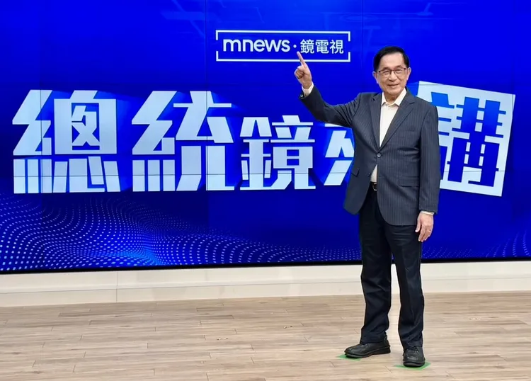 陳水扁透露因卓榮泰下令禁播，讓原預計上午10點播出節目被臨時喊卡。翻攝陳水扁社群