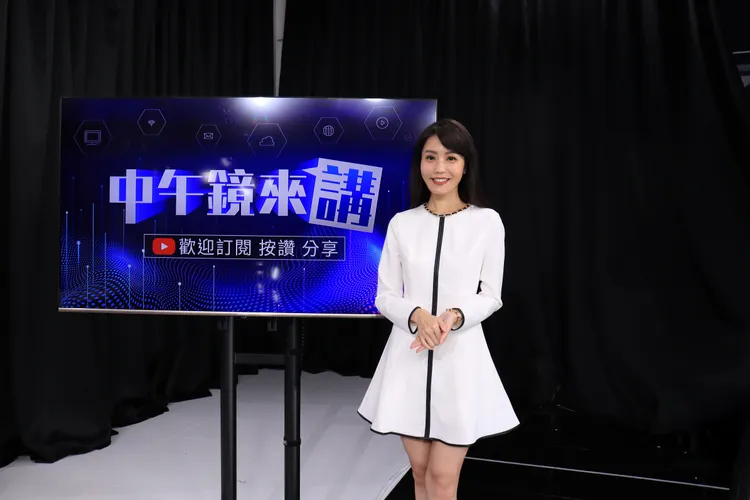 鏡新聞主播陳園淳直播大跳「撒嬌舞」感謝網友力挺。鏡電視提供