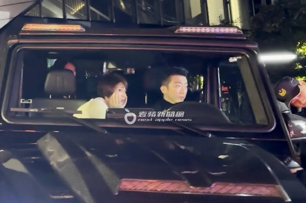 懷秋被警察臨檢露出無奈表情。特勤中心攝