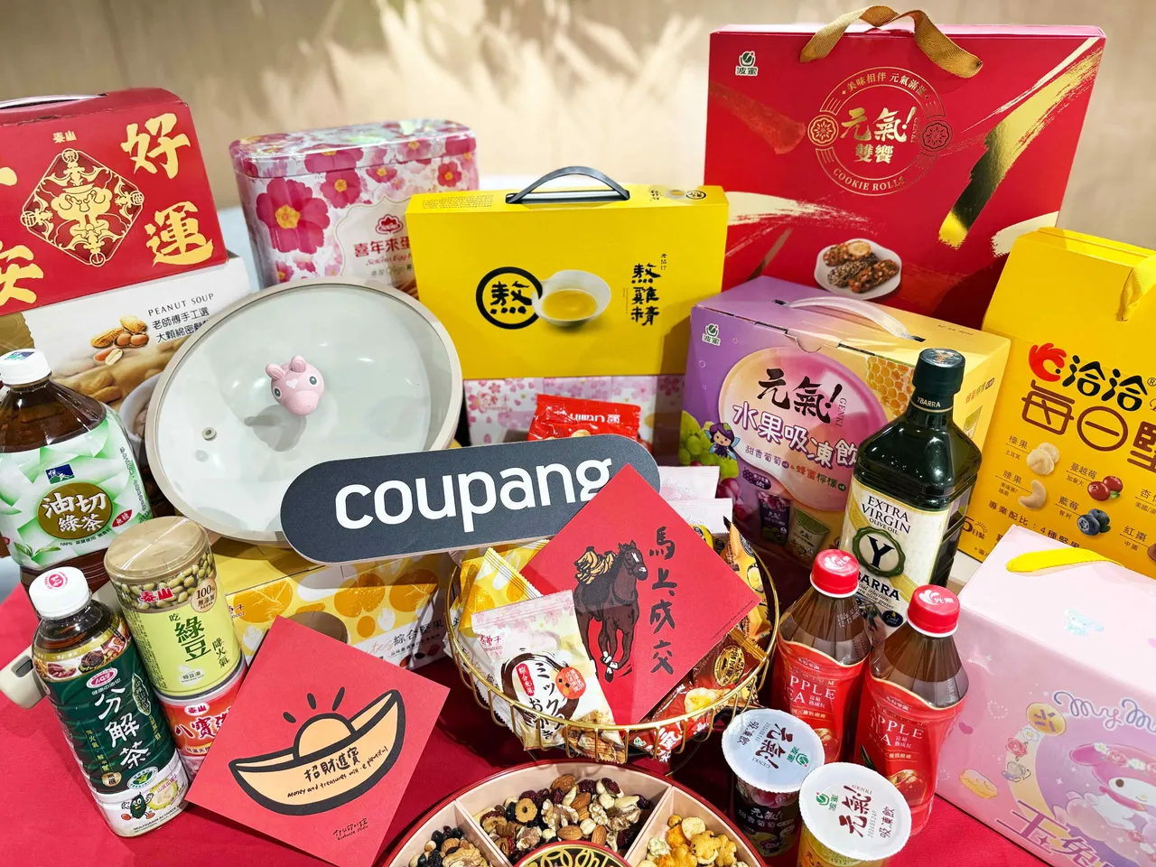 Coupang酷澎推出多個品牌優質飲品、零食滿額現折，「火箭速配」最快隔日到貨。