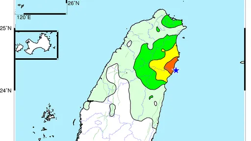 宜蘭規模4.9地震　氣象署：屬和平海盆獨立事件
