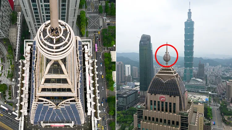 極限運動玩家Tom宣稱找到觀看攀登101的VIP位置。翻攝自street__vision IG