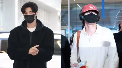 两大男神压线来台颁金唱片！边佑锡冷到狂搓手、安孝燮跟粉丝闲聊