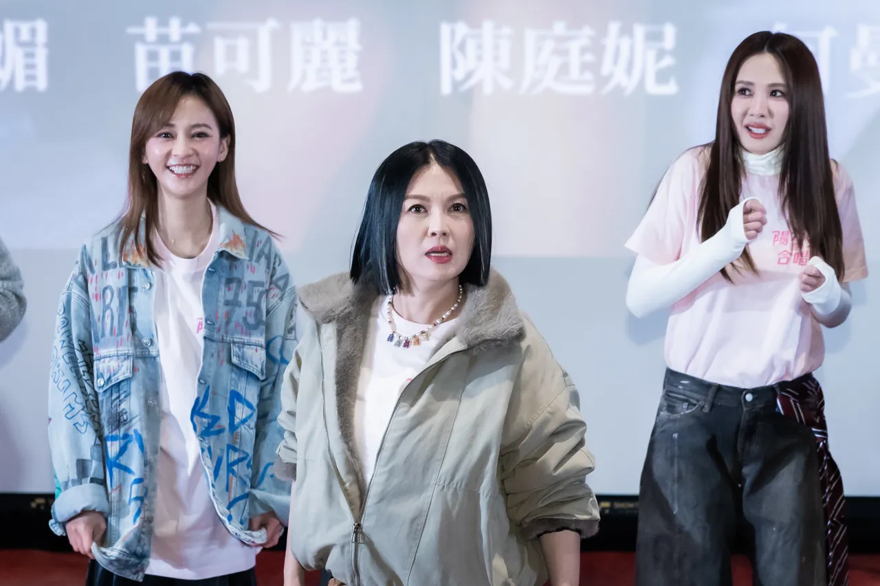 陳意涵（左起）、苗可麗和安心亞。壹壹喜喜提供