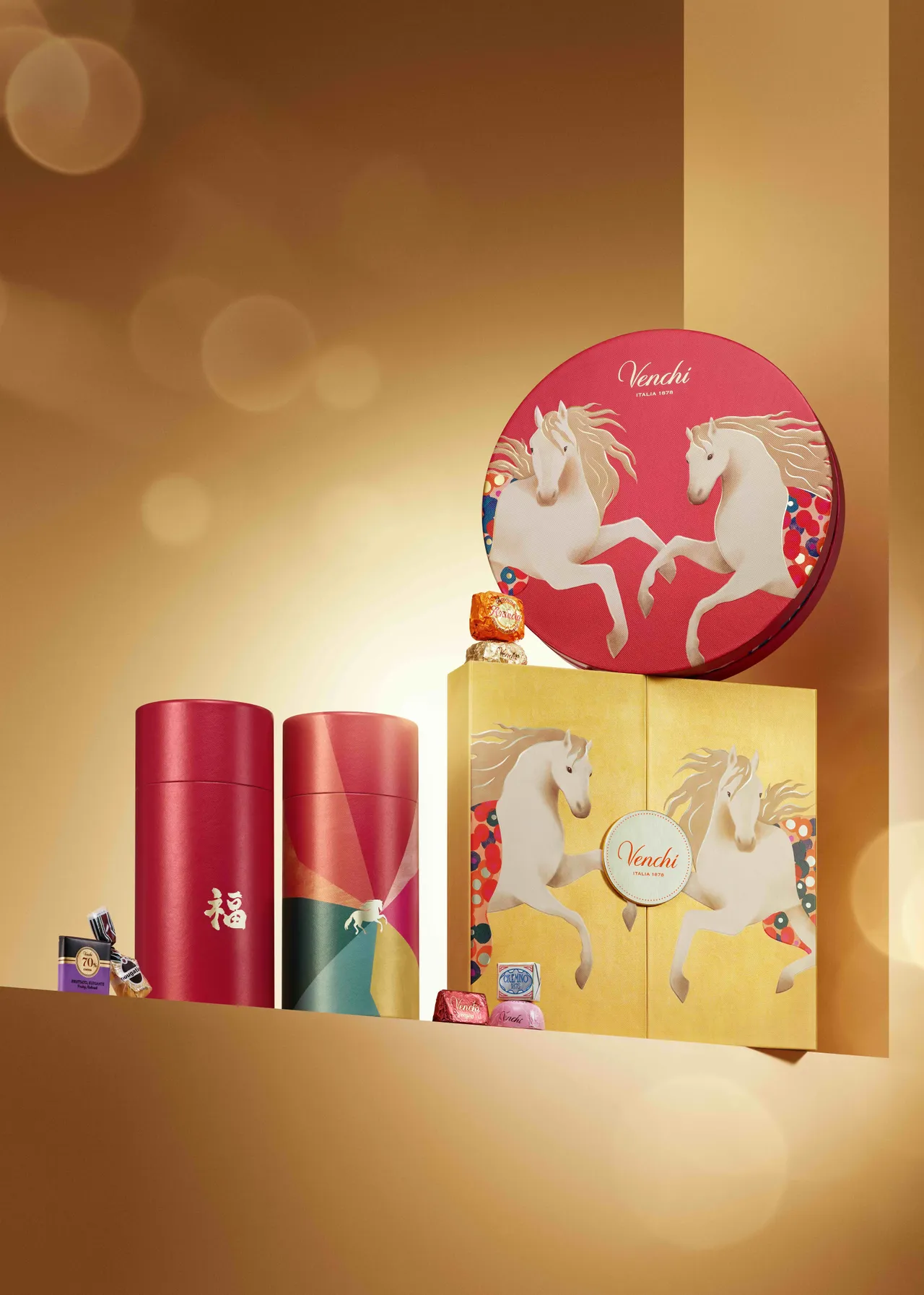 Venchi此次在包装结构上融入多重感官惊喜。品牌提供