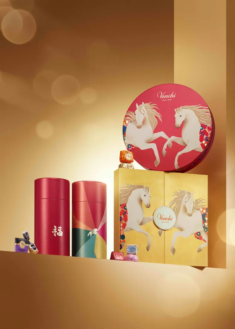 Venchi此次在包裝結構上融入多重感官驚喜。品牌提供