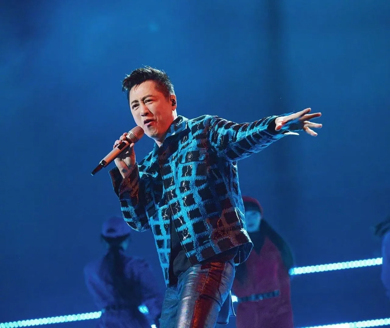 庾澄慶最近到長沙錄音樂綜藝《聲生不息》。翻攝庾澄慶微博