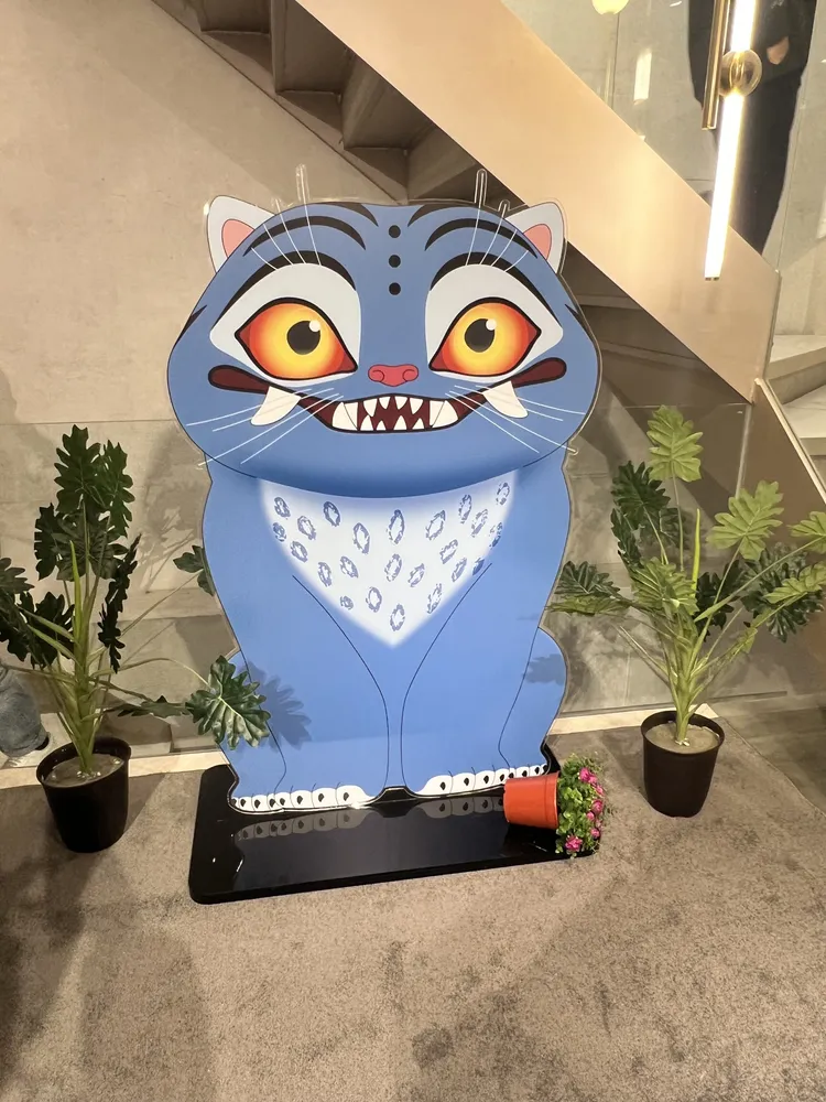 Derpy看板讓粉絲打卡。陳薇安攝