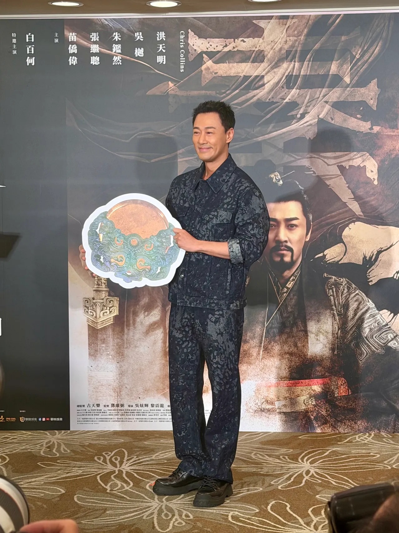 林峯隨電影熱映，被影迷求說「放肆」。王郁惠攝