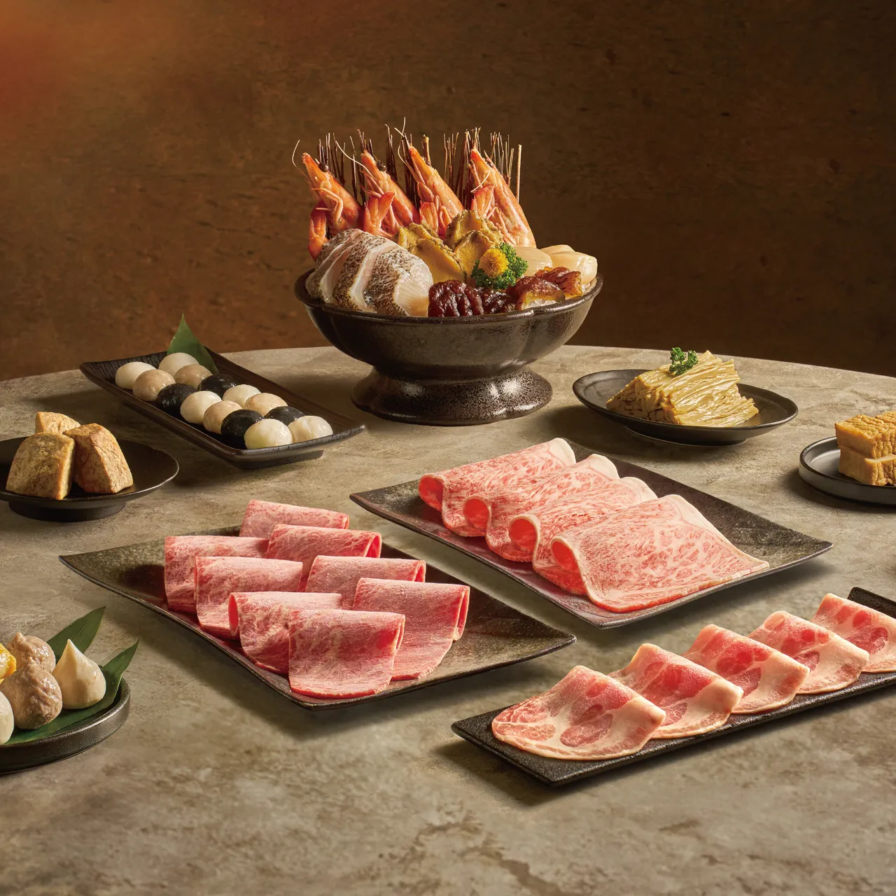 全台宅配年菜奢华和牛海陆飨。业者提供。业者提供