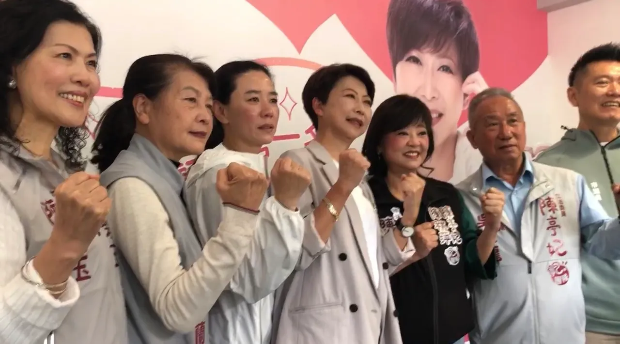陳亭妃表示將團結打贏市長選戰，將向賴總統請益，也會尋求林俊憲等同黨立委支持。服務處提供