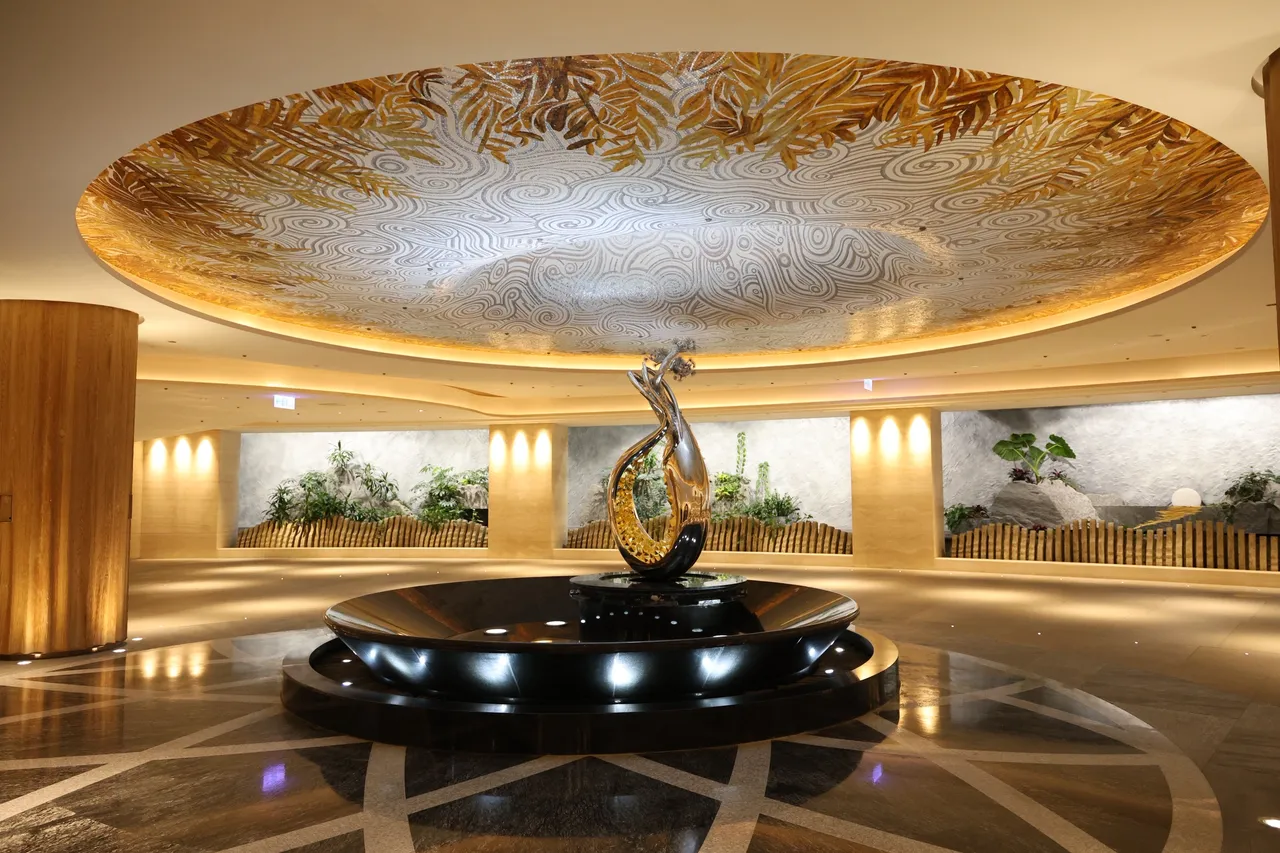 「陶朱隱園」豪奢內裝今首度對外亮相，比五星級飯店還要豪華。莊宗達攝