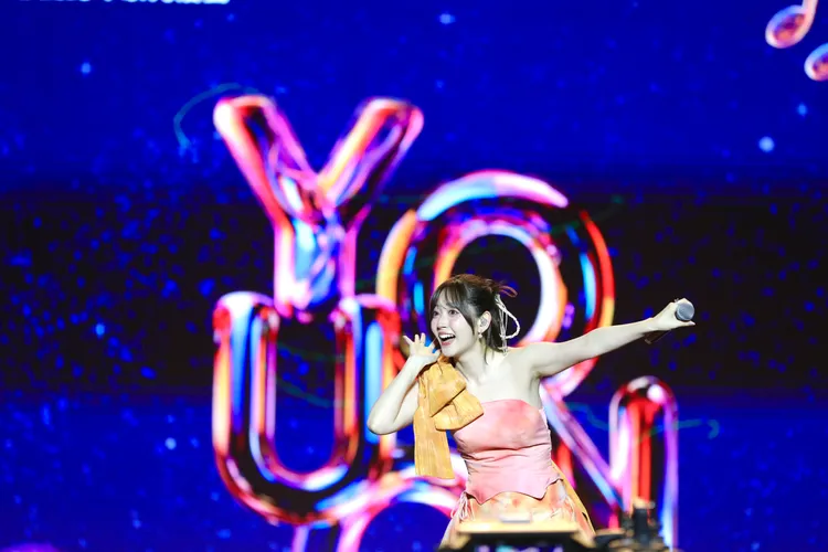 日本全能天后鈴木愛理帶動現場氣氛。南市府提供