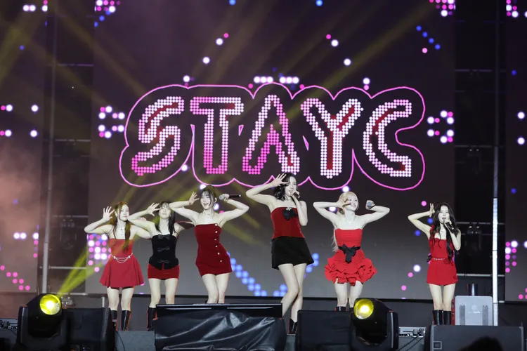女團STAYC唱壓軸。南市府提供