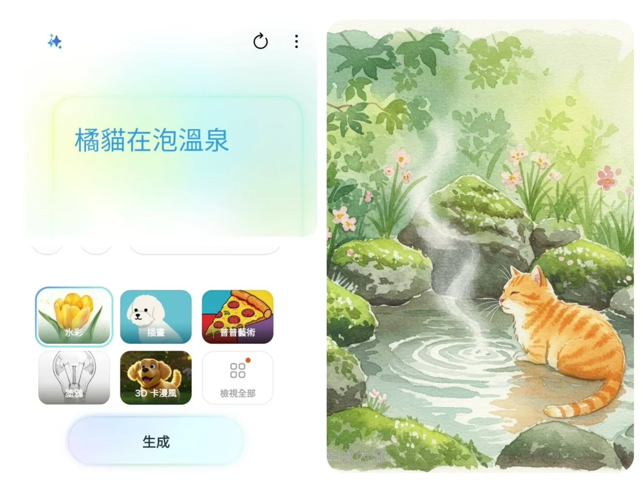 Galaxy Z Flip 7_路徑：繪圖智慧助理。提供3D卡漫、網路條漫、IG 卡漫等多達 10 種風格。趙筱文攝