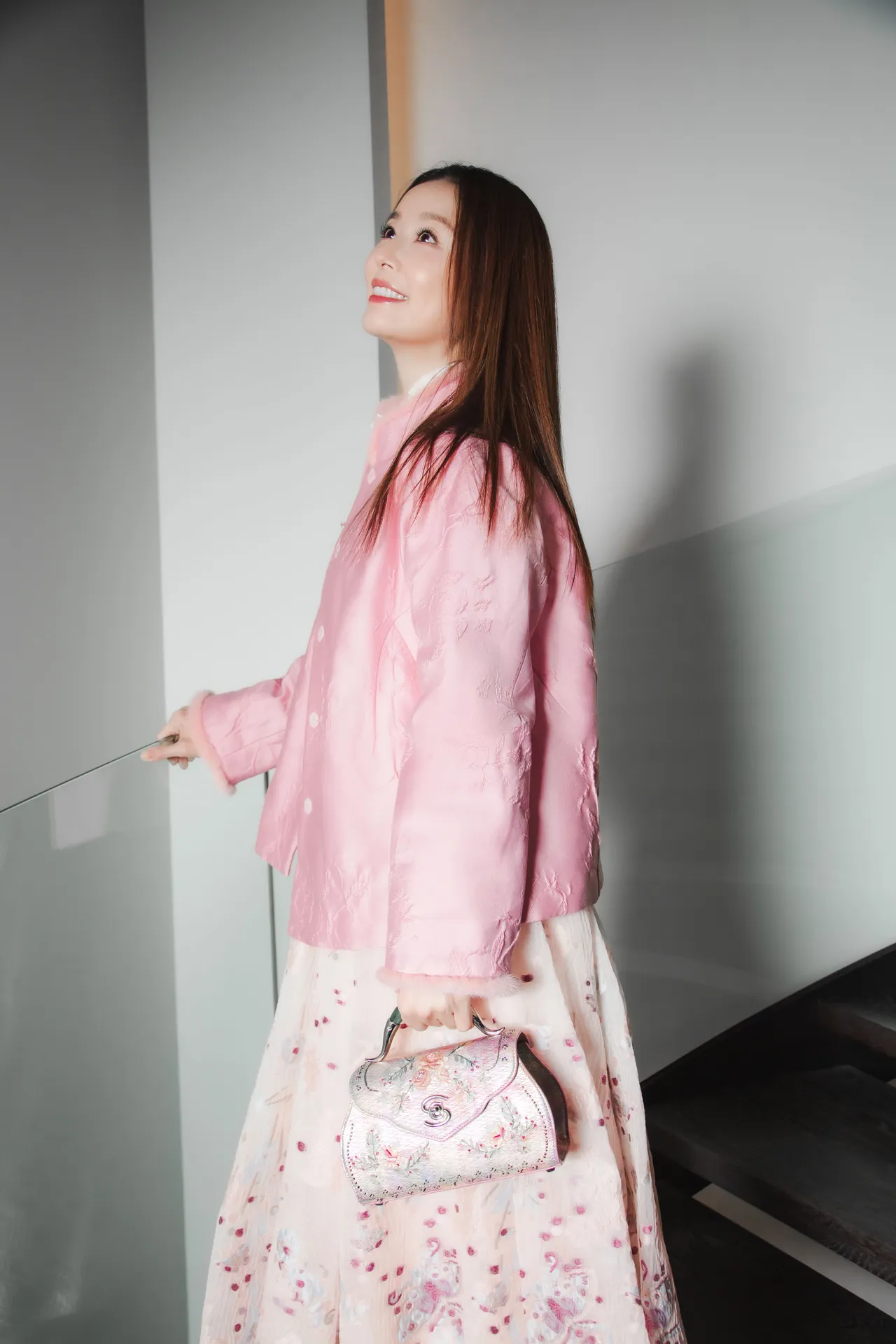 林心如演繹夏姿2026新年限定造型。品牌提供