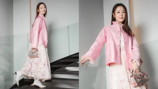 林心如憶初次發紅包熱淚盈眶　穿夏姿新年限定造型粉嫩嫩