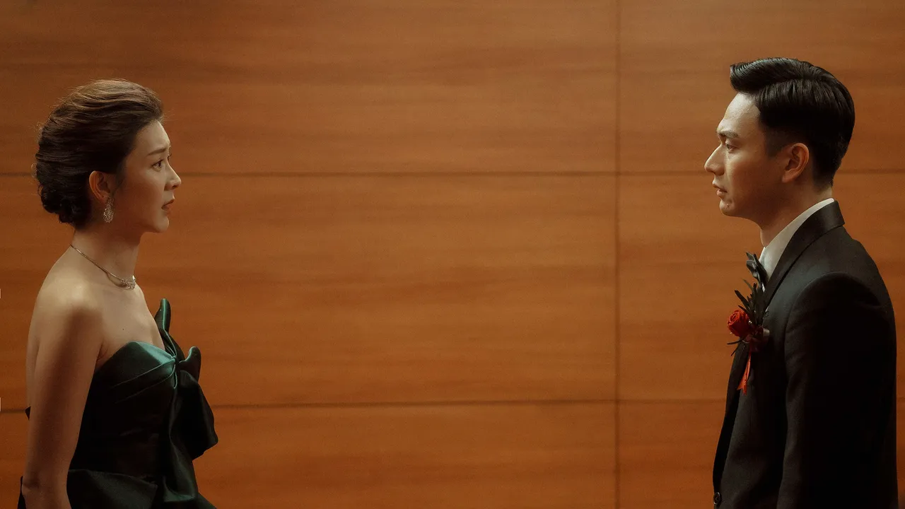 余香凝（左）在《雙囍》中成為支撐劉冠廷（右）的重要力量。水花電影提供