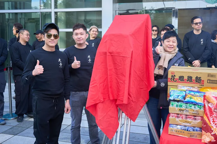 郭富城來台拍電影。網銀國際影視提供