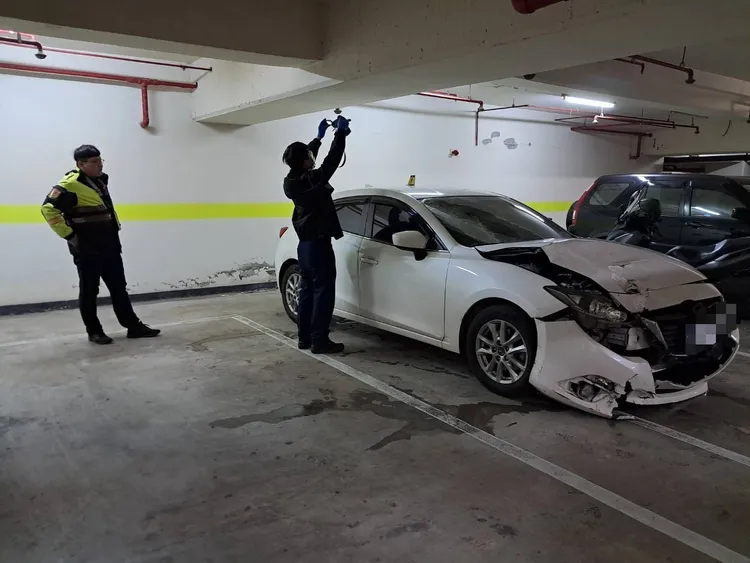 警方找到肇事車輛。翻攝畫面