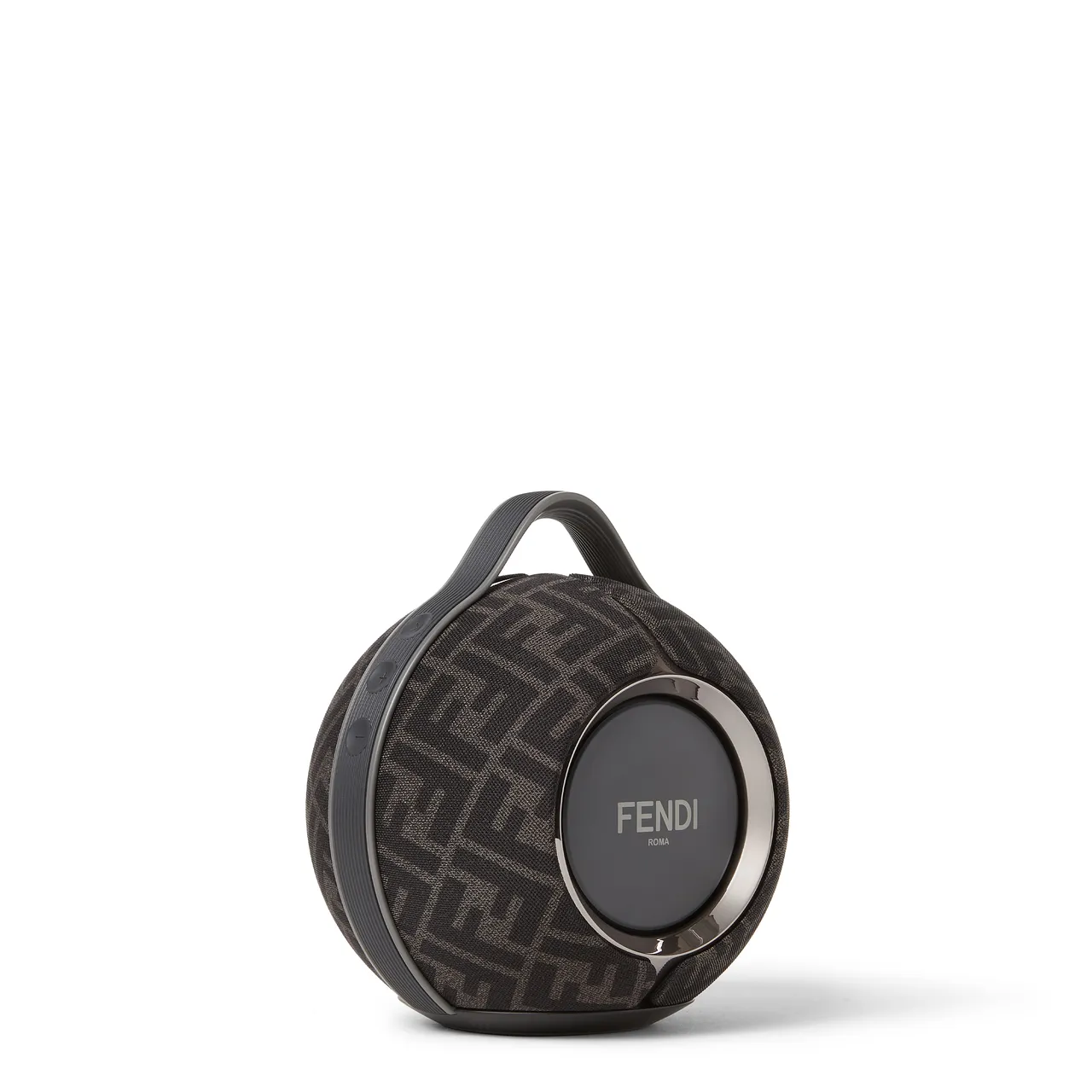 FENDI x DEVIALET Mania黑灰款隨身音響。品牌提供