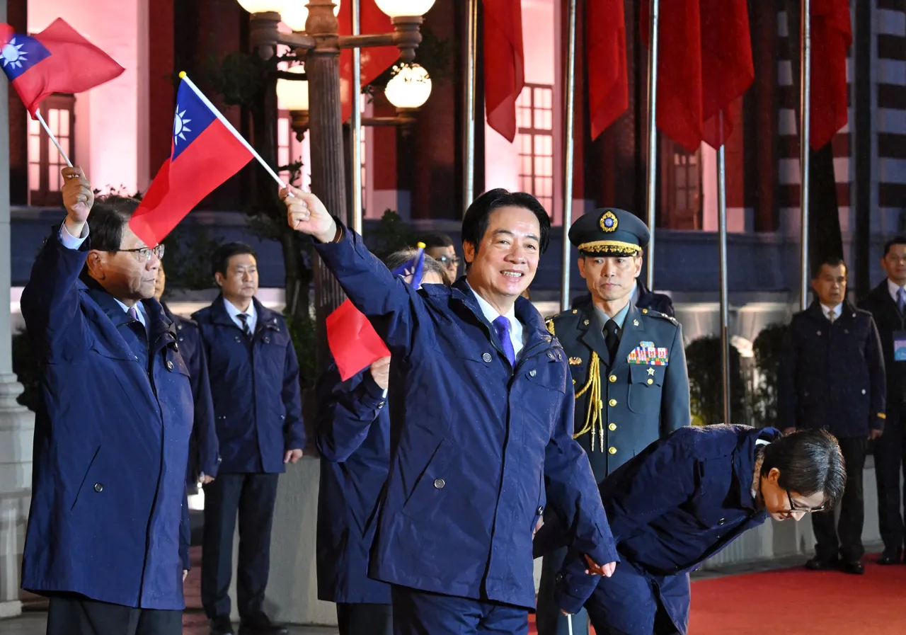 新年的第一天，他也要再次呼吁，面对中国严峻的军事野心，台湾没有时间等待，更没有时间内耗。台北市摄影记者联谊会提供