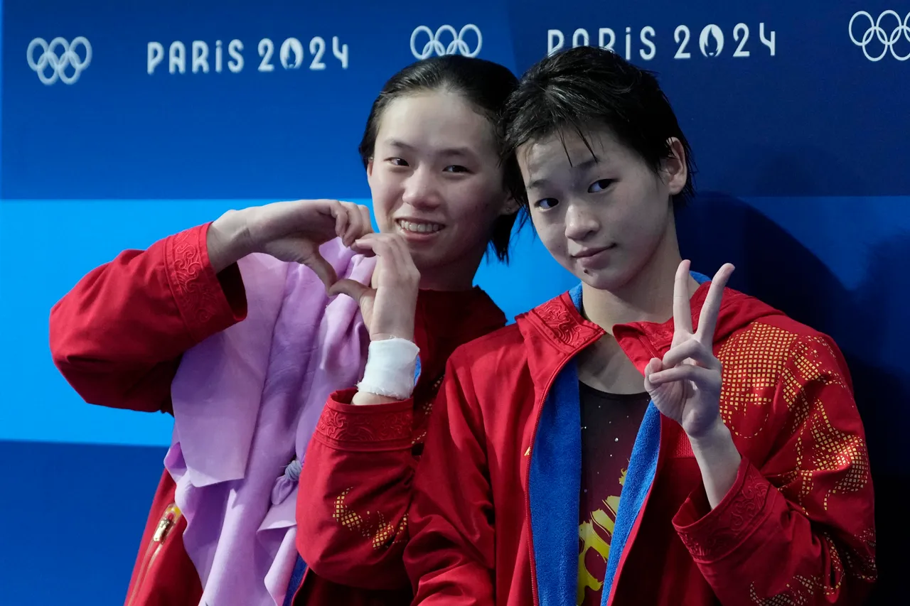 全紅嬋（右）過去是短髮造型。美聯社